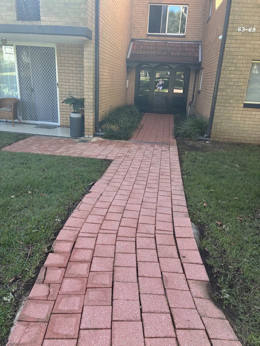 Pathway and floor pressure washing